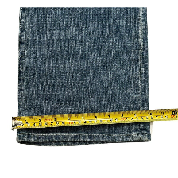 Seven 7 Mid Rise Bootcut Jeans Womens Size 31 Light Wash Stretch 33" Inseam - Picture 7 of 11